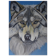 Spirit of the Wolf Poster - Wildlife Spiritual Art Print | Pathfinder Art