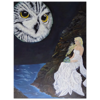 Whispers of the Moon Owl Wall art