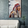 Spirit of the Horizon - Native American Chief Wall Art Print