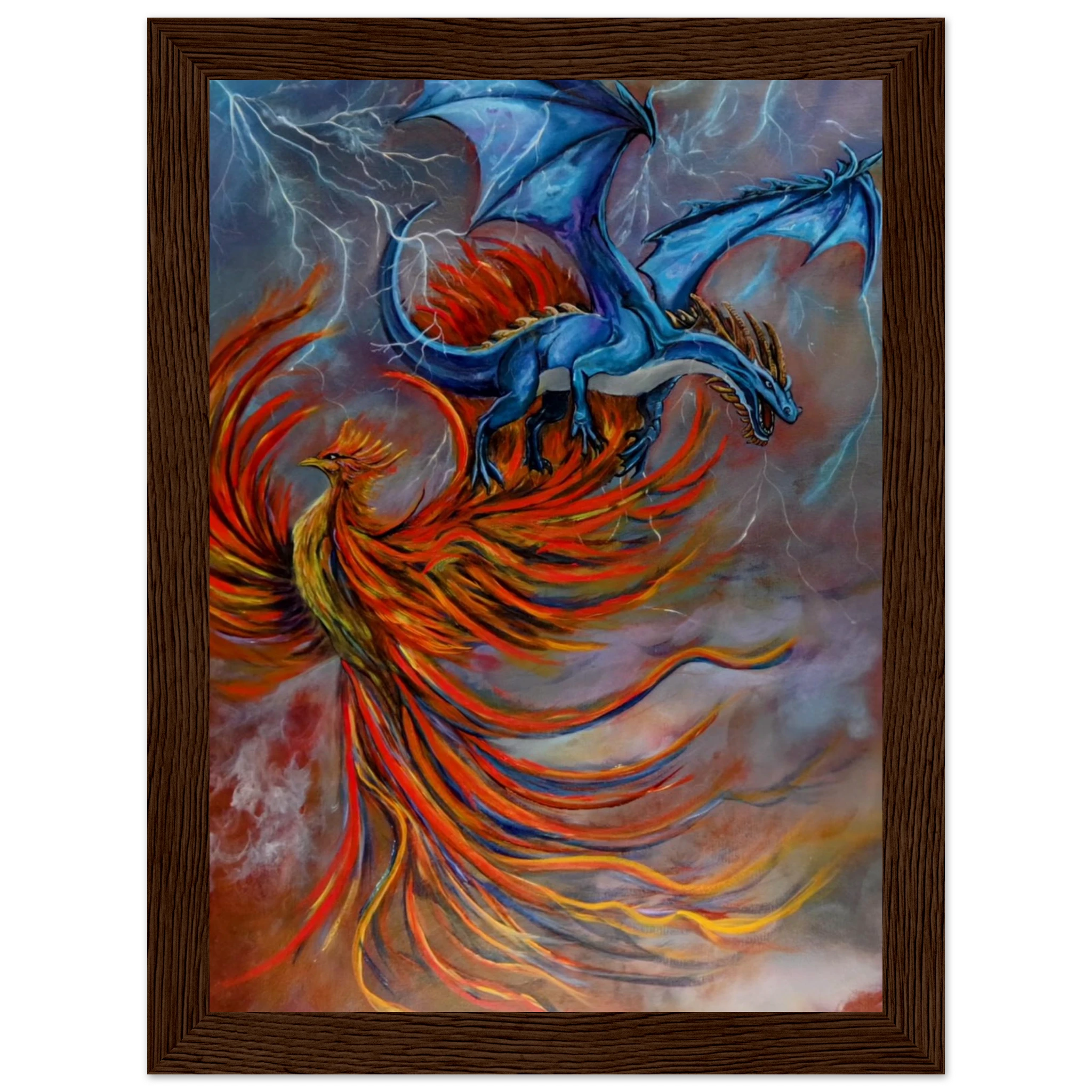 Spiritual rebirth wall art - power and transformation home decor
