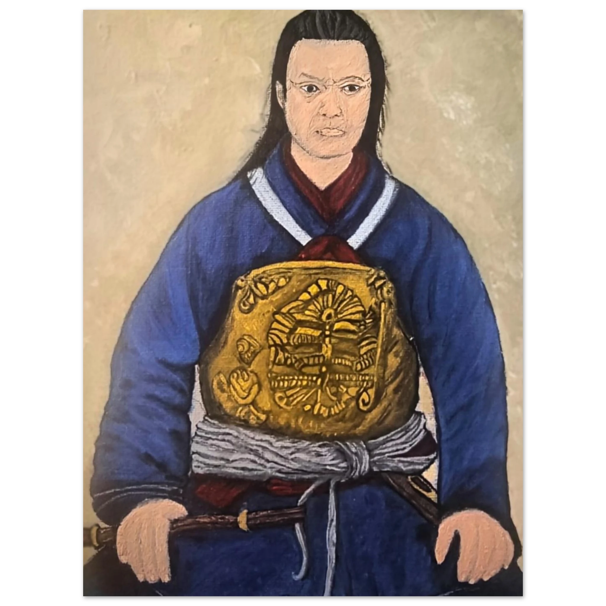 The Teacher spiritual wall art - wise teacher sharing ancient wisdom