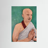 Inner Stillness Wall art - Meditation Monk Prayer Print - Pathfinder Art