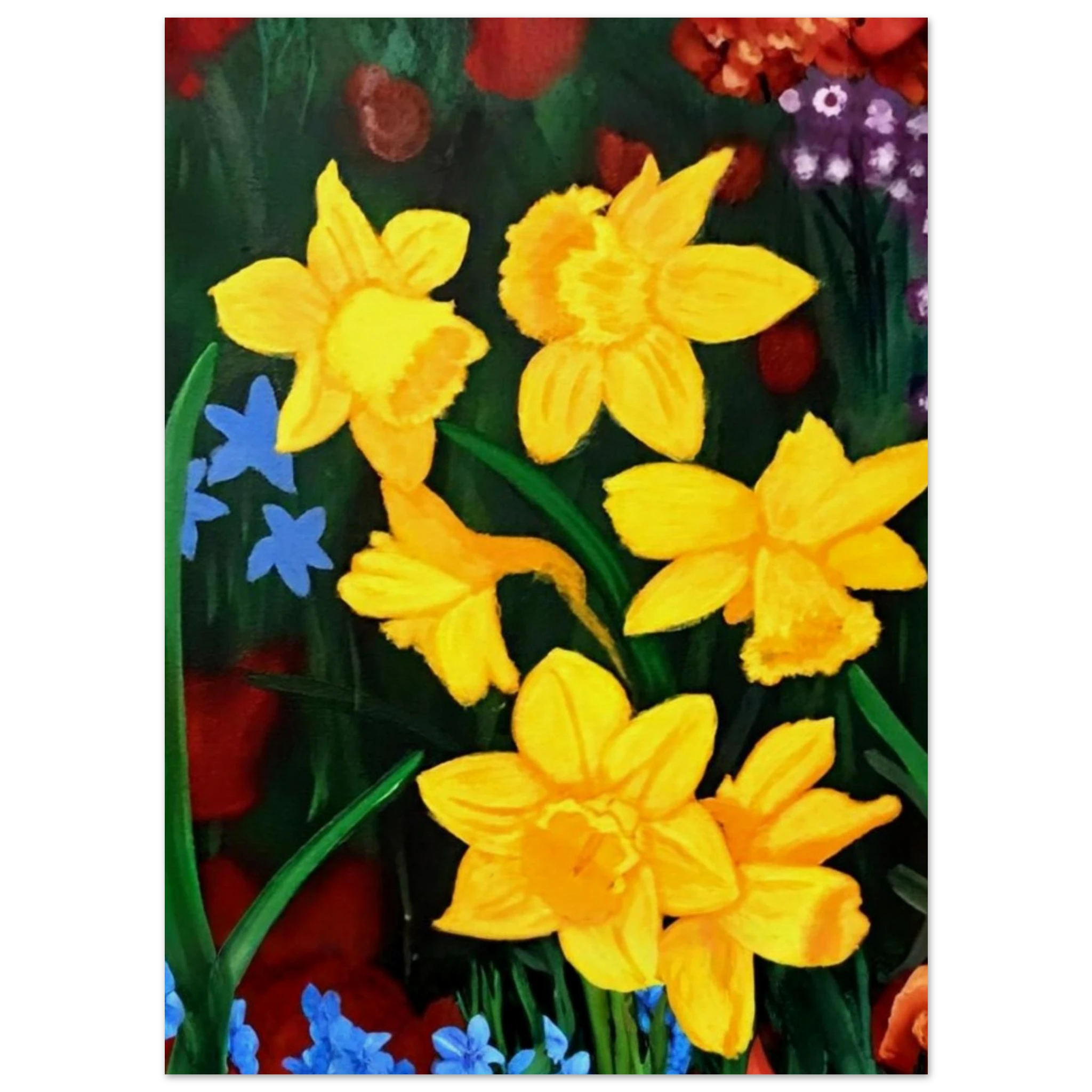 Dancing in the Light spiritual wall art  - joyful uplifting painting