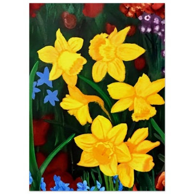 Dancing in the Light spiritual wall art  - joyful uplifting painting