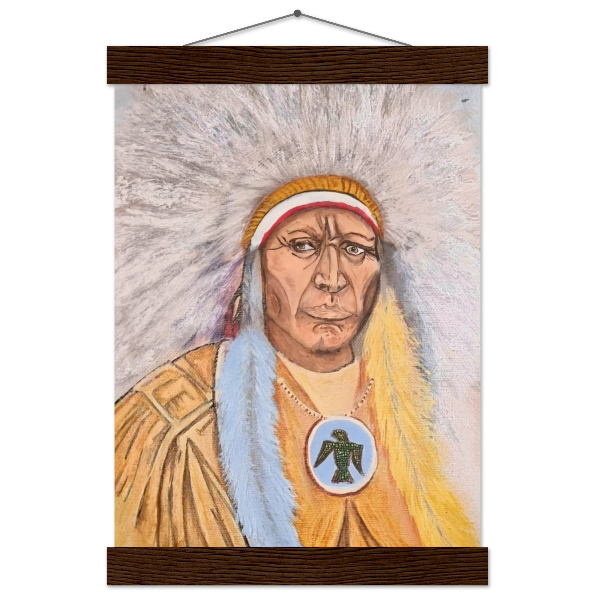 Eyes of the Ancients mystical wall art poster - spiritual home decor