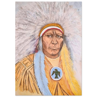 Eyes of the Ancients spiritual wall art - mystical ancient wisdom painting