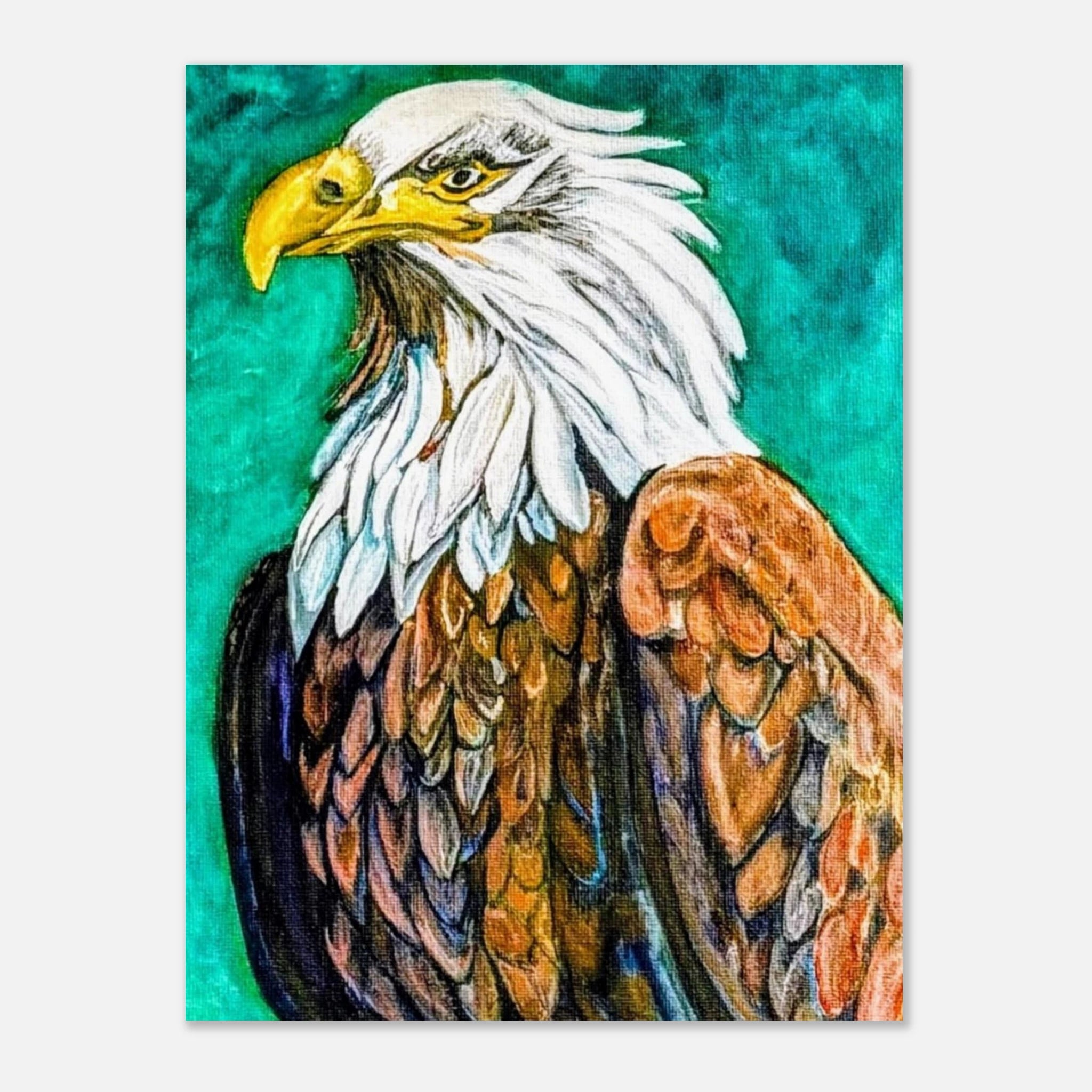 Majesty in Stillness spiritual wall art - peaceful meditation painting 