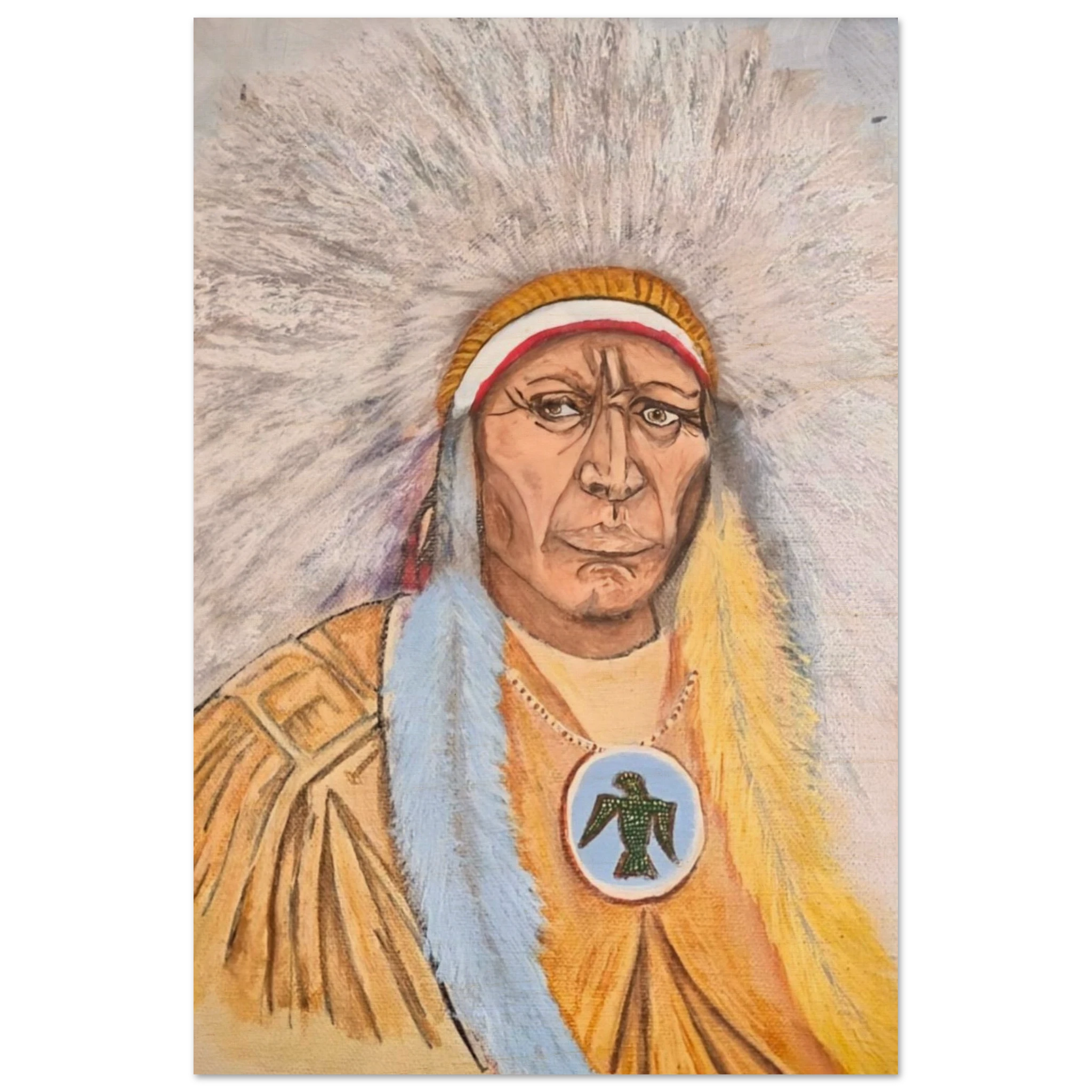 Spiritual ancient wisdom wall art - mystical home decor